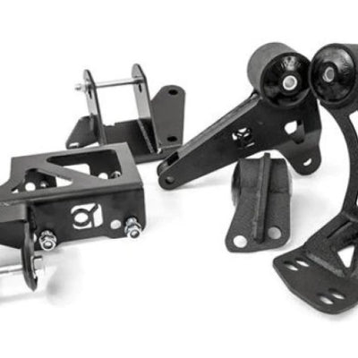 Innovative 94-01 Integra K-Series Black Steel Mounts 95A Bushings (Not K24 Trans)