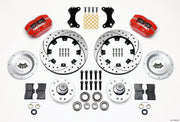 Wilwood Dynapro Dust-Boot Front Kit 12.19in Drilled-Red WWE ProSpindle