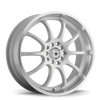Konig Lightning 16x7 10x100/114.3 ET40 White/Machine Lip