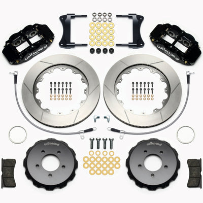 Wilwood Narrow Superlite 6R Front Hat Kit 14.00in 2005-Up Mazda Miata w/ Lines