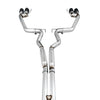 AWE Tuning 2018+ Ford Mustang GT (S550) Cat-back Exhaust - Track Edition (Quad Diamond Black Tips)