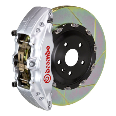 Brembo 08-17 A5/08-17 S5/09-16 A4/09-16 S4 Fr GT BBK 6Pist Cast 380x34 2pc Rotor Slot Type1-Silver