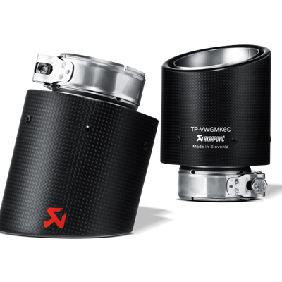 Akrapovic 09-12 Volkswagen Golf GTD (VI) Tail Pipe Set (Carbon)