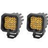 Diode Dynamics Stage Series C1 LED Pod Pro - Yellow Flood Standard ABL (Pair)