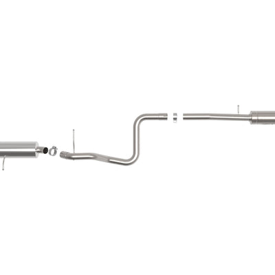 aFe Takeda Series 2 1/2in 304 SS Cat-Back 14-19 Ford Fiesta L4-1.6L (t) w/Black Tip