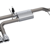 QTP 14-18 Chevy Silverado 1500 4.8L/5.3L EC/CC SB 304SS Screamer Cat-Back Side Exit w/4.5in Tips
