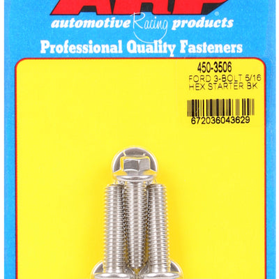 ARP Ford SS 3-Bolt 5/16in Hex Starter Bolt Kit