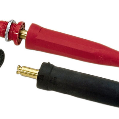 Moroso Quick-Disconnect Flush Mount Battery Cable Connectors - 1 Black - 1 Red