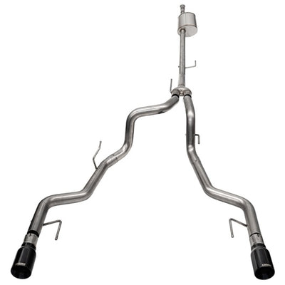 Corsa 2022-2025 Ford F-150 SuperCrew/5.5ft Bed 5.0L V8 Sport Cat-Back Dual Rear Exit-Black PVD