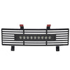 Putco 11-16 Ford SuperDuty - SS Black Bar Design w/ 10in Luminix Light Bar Bumper Grille Inserts