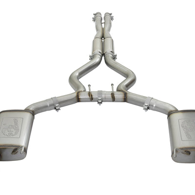 aFe 20-22 Audi RS6 Avant V8 4L (tt) MACH Force-Xp 3in to 2.5in 304 SS Cat-Back Exhaust w/ Black Tip