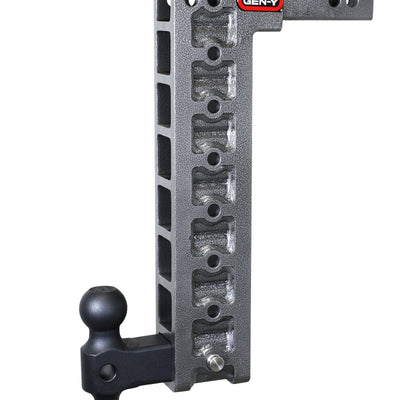 Gen-Y Mega Duty 2in Shank 17.5in Drop 10K Hitch w/GH-031 Dual-Ball w/GH-0100 Stabilizer Kit