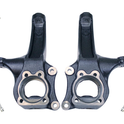 MaxTrac 15-16 Chevrolet Colorado 2WD 4in Front Lift Spindles w/Extended DOT Compliant Brake Lines