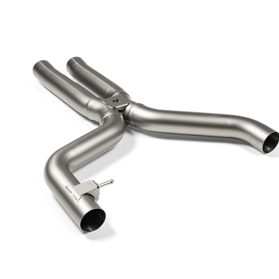 Akrapovic 2021+ BMW G87 M2, G80 M3 &amp; G82 M4 Evolution Short Link pipe w/o Resonator  (Titanium)