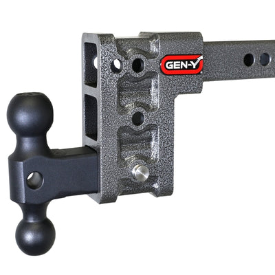 Gen-Y Mega Duty 2in Shank 5in Drop 1.5K TW 10K Hitch w/GH-031 Dual-Ball