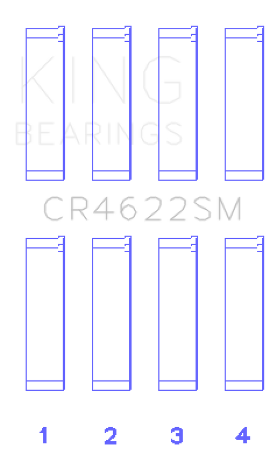 King Engine Bearings Subaru FB20 Connecting Rod Bearing Set