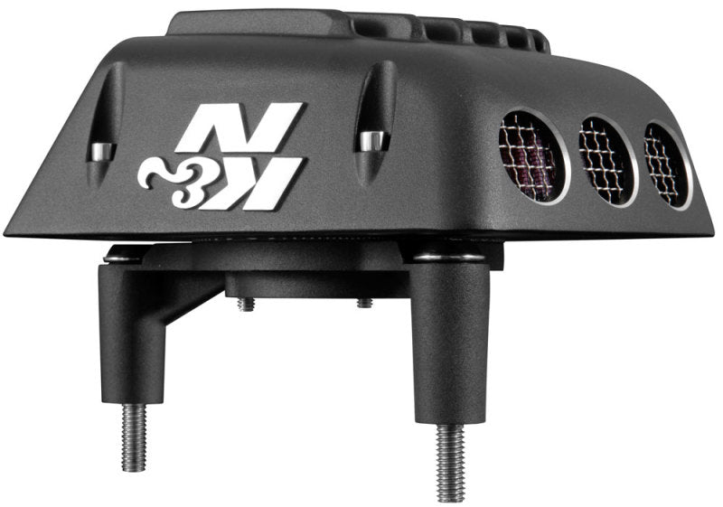 K&N Street Metal Intake System for 01-16 Harley-Davidson Softail/Dyna - Shaker Black