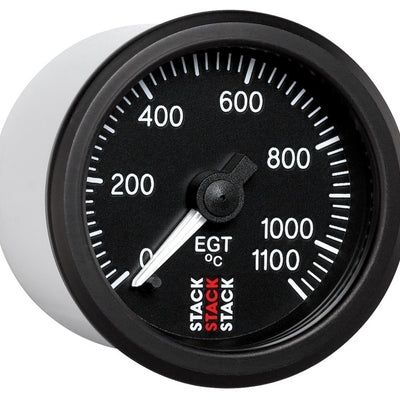 Autometer Stack 52mm 0-1100 Deg C Pro Stepper Motor Exhaust Gas Temp Gauge - Black