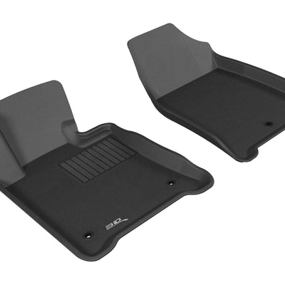 3D MAXpider 2009-2014 Acura TL FWD Kagu 1st Row Floormat - Black