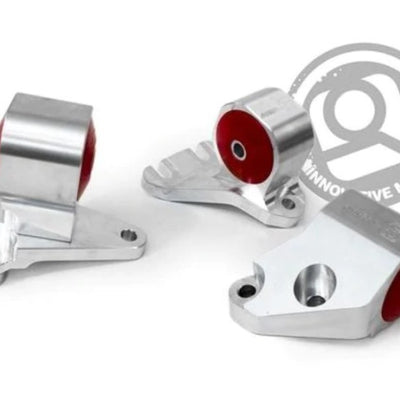 Innovative 92-93 Integra (Non GSR) B-Series Silver Aluminum Mounts 75A Bushings