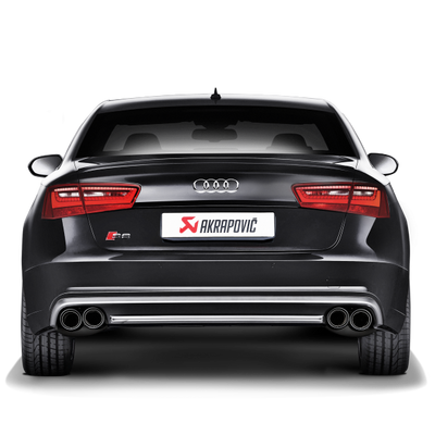 Akrapovic 13-17 Audi S6 Avant/Limousine (C7) Evolution Line Cat Back (Titanium) w/ Carbon Tips