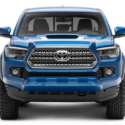 Raxiom 16-23 Toyota Tacoma w/ Factory Halogen DRL LED Headlights- Blk Housing (Clear Lens)