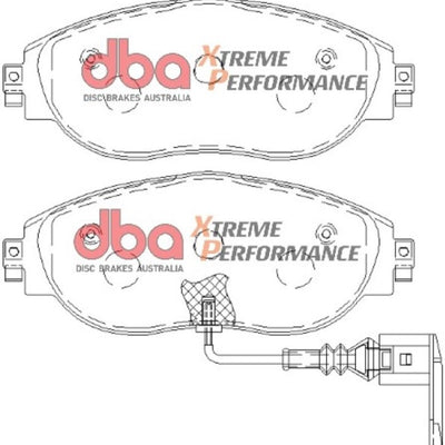 DBA 13-21 Volkswagen Golf R (MK7) XP Performance Front Brake Pads