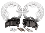 Performance Machine UTV Rock Deflector Spacer Kit - Black Ano