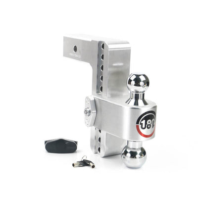 Weigh Safe 180 Hitch 8in Drop Hitch & 2.5in Shank (10K/18.5K GTWR) - Aluminum