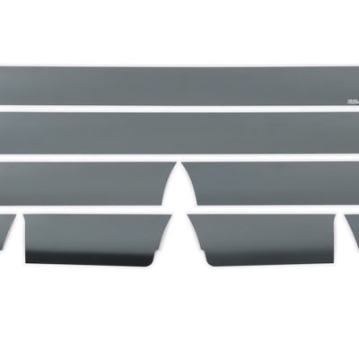 Putco 09-14 Ford F-150 Reg Cab 6.5 Short Box - 7in Wide (10pcs) Black Platinum Rocker Panels