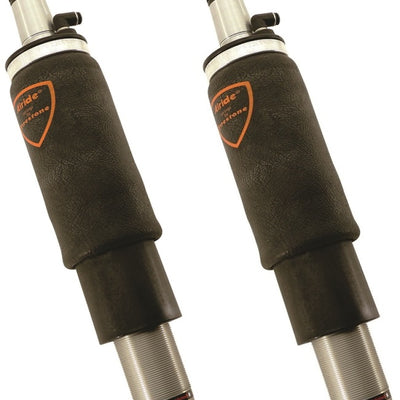 Ridetech HQ Series Rear ShockWaves 4.1in Travel 4in dia Rolling Sleeve .625 Bearing/2in Stud