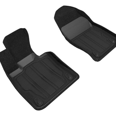 3D MAXpider 19-21 Volvo S60/V60 20-21 V60 Cross Country Elegant Hybrid 1st Row Floormat - Black