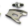 Moroso Chevrolet V8/90 Degree V6 Distributor Hold Down Clamp - Chrome Plated Steel