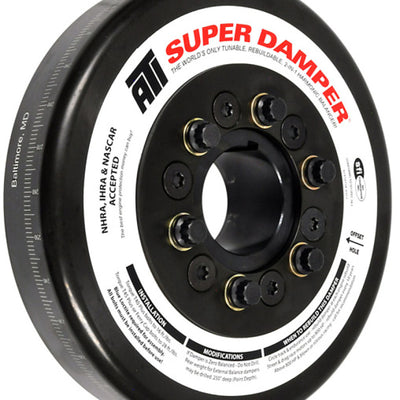 ATI Damper - 8.074in - Steel - John Deere - 466/619 Tractor - Chevy Front - 3 Ring - Diesel