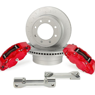 Alcon 2017+ Ford F250/F350 363x38mm Rotors 4 Piston Rear Brake Kit
