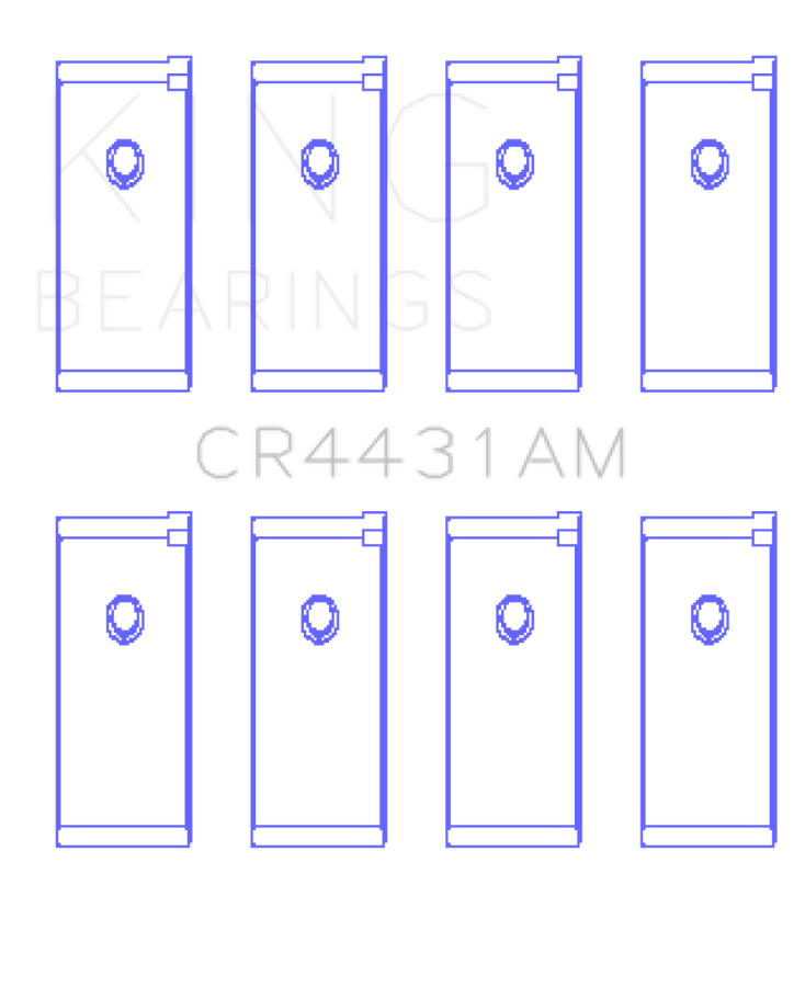 King Engine Bearings Nissan (Size 0.5) Rod Bearing Set