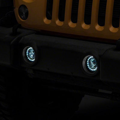 Raxiom 07-18 Jeep Wrangler JK 18-23 Jeep Wrangler JL Axial Series Nighthawk LED Fog Lights