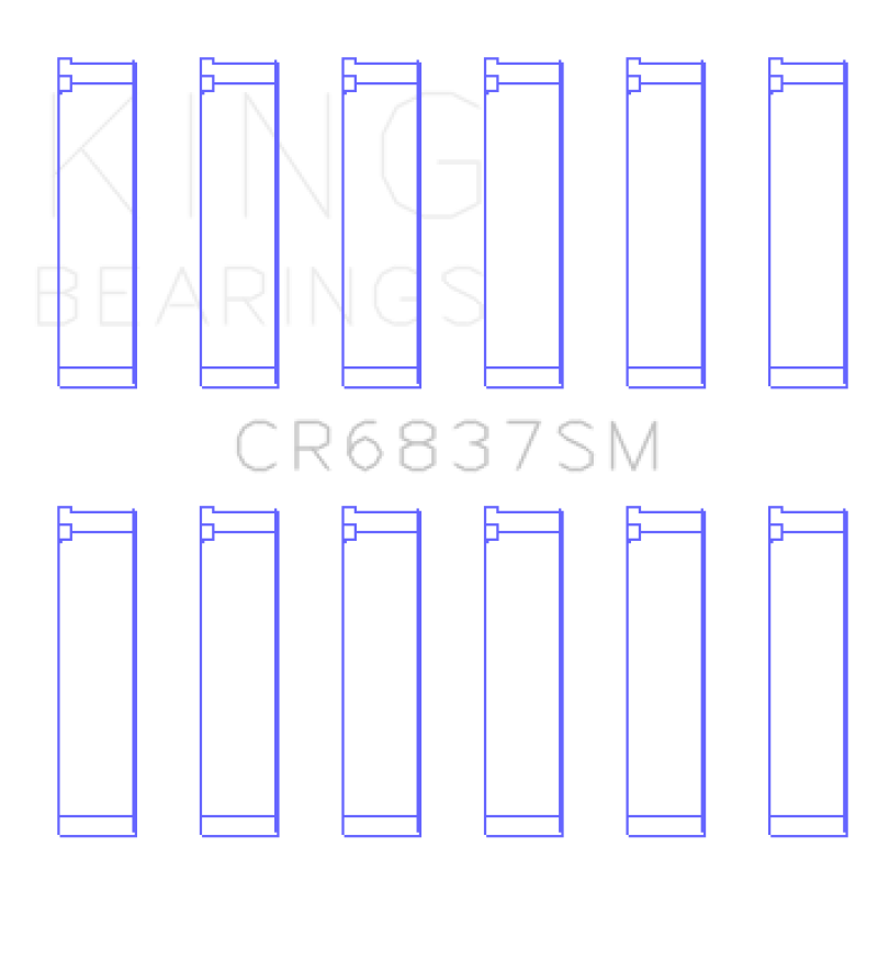 King Engine Bearings Honda J30/J35 (Size Standard) Connecting Rod Bearing Set