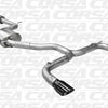 Corsa 14-16 Volkswagen GTI Mk7 Black Sport 3.0in Cat-Back Dual Rear Exit with Single Pro-Series Tips
