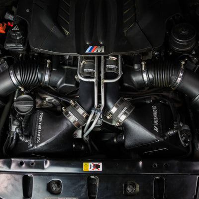 Mishimoto 12-16 BMW F10 M5 Intercooler Pipe Kit Micro Wrinkle Black