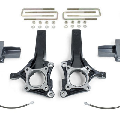 MaxTrac 09-14 Ford F-150 2WD 4in/2in MaxPro Spindle Lift Kit w/MaxTrac Shocks