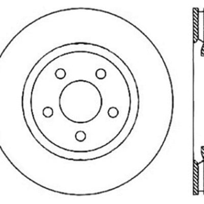 StopTech Drilled Sport Brake Rotor