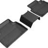 3D MAXpider 2018-2019 Honda Clarity Plug-in Hybrid Kagu 2nd Row Floormats - Black