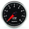 Autometer Designer Black II 3 3/8in 8000 RPM In-Dash Tachometer