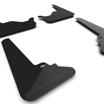 Rally Armor 21-24 Tesla Model S/ S Plaid Black UR Mud Flap w/Metallic Black Logo