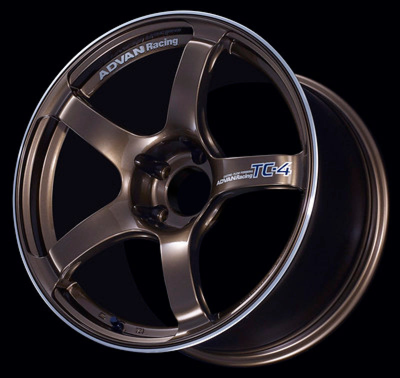 Advan TC4 16x5.5 +38 4x100 Umber Bronze Metallic and Ring Wheel