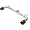 aFe Takeda 2-1/2in 304 SS Axle-Back Exhaust w/ Black Tip 14-18 Mazda 3 L4 2.0L/2.5L