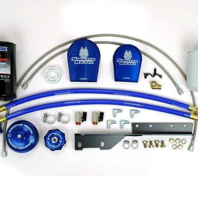 Sinister Diesel 03-07 Ford 6.0L Oil Filter & Coolant Filtration System