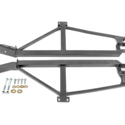 BMR 93-02 F-Body Non-Convertible Weld-On 4-Point Subframe Connectors - Black Hammertone
