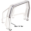 Go Rhino RHINO Bed Bar - Front Main A bar - Chrome